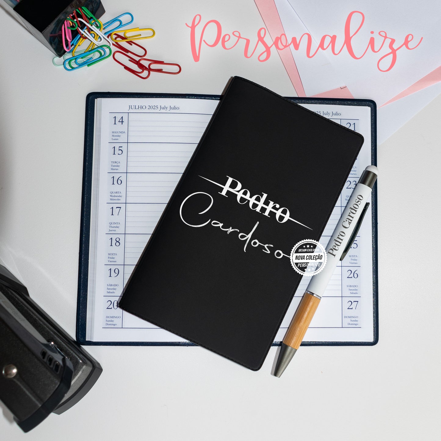 Agenda de bolso 2026"nome"