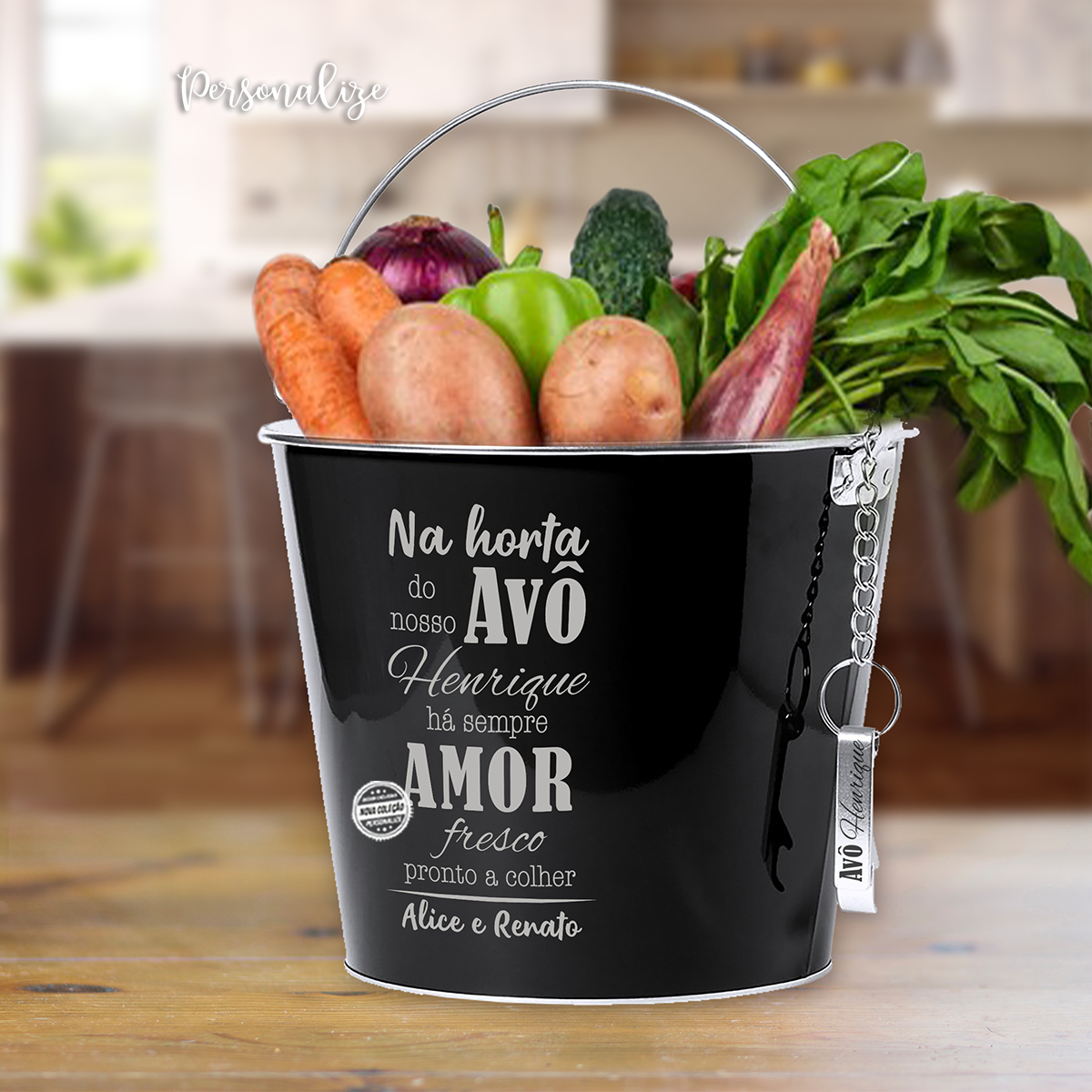 Balde " Na horta do nosso Avô ... "