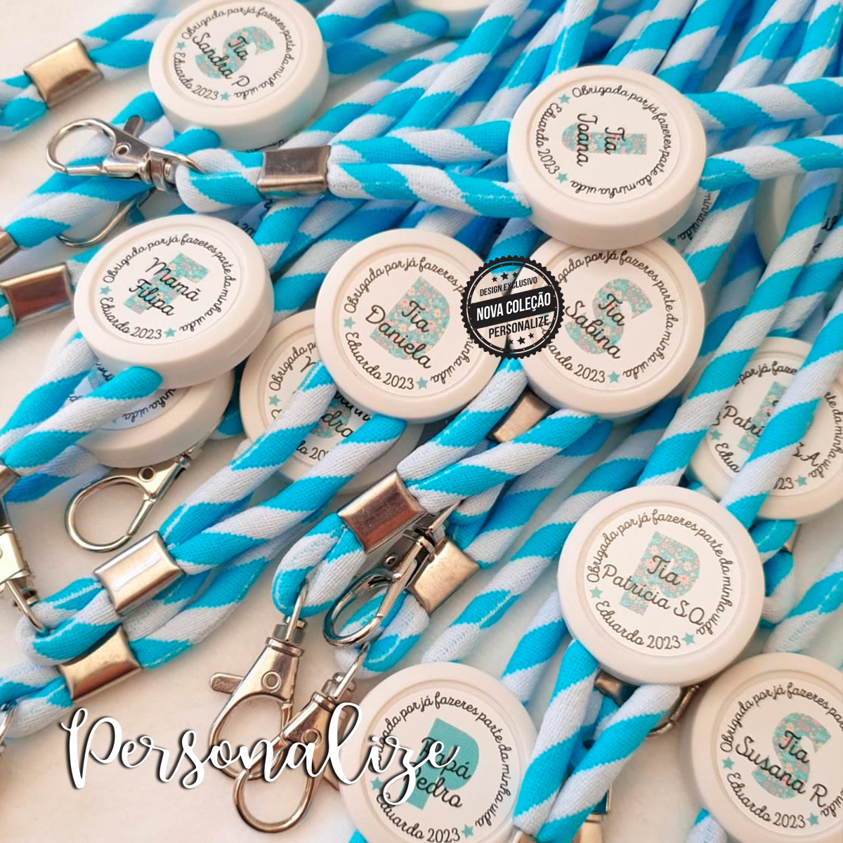 Fitas de pescoço personalizadas