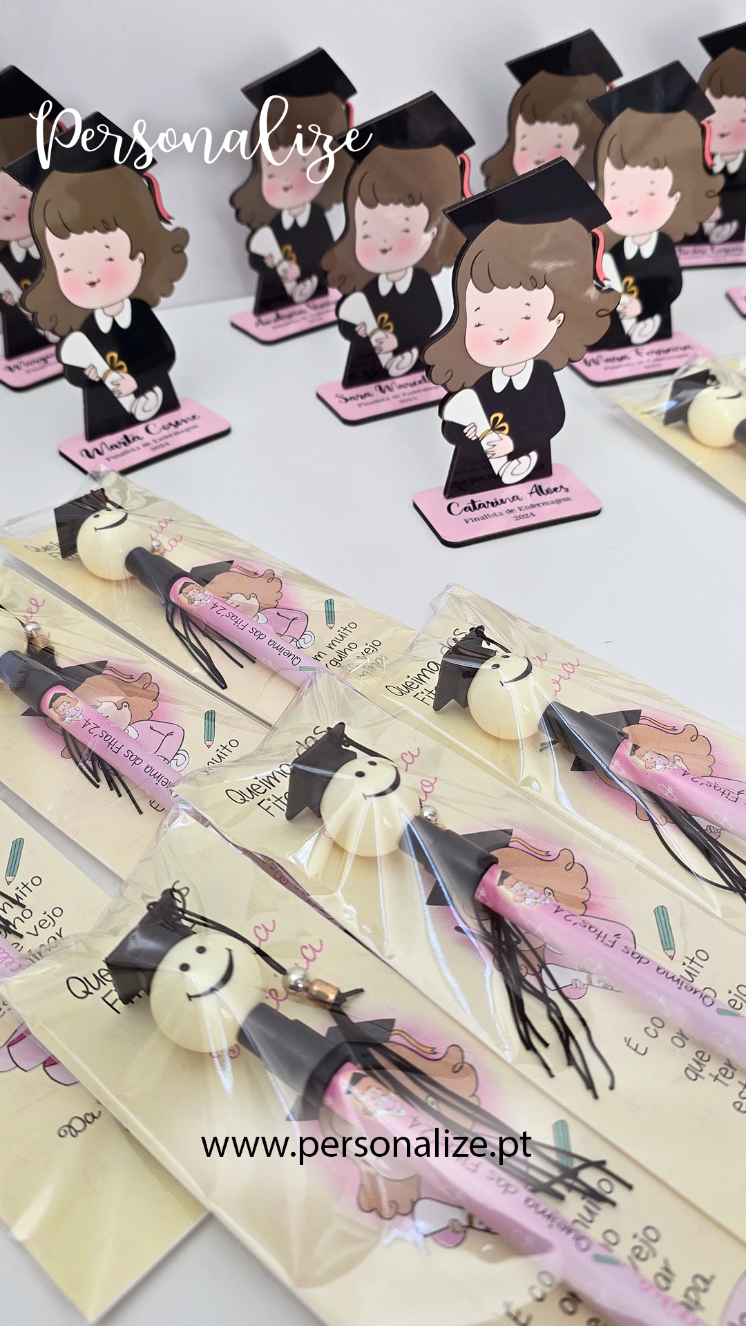 Caneta " Finalista " com cartão