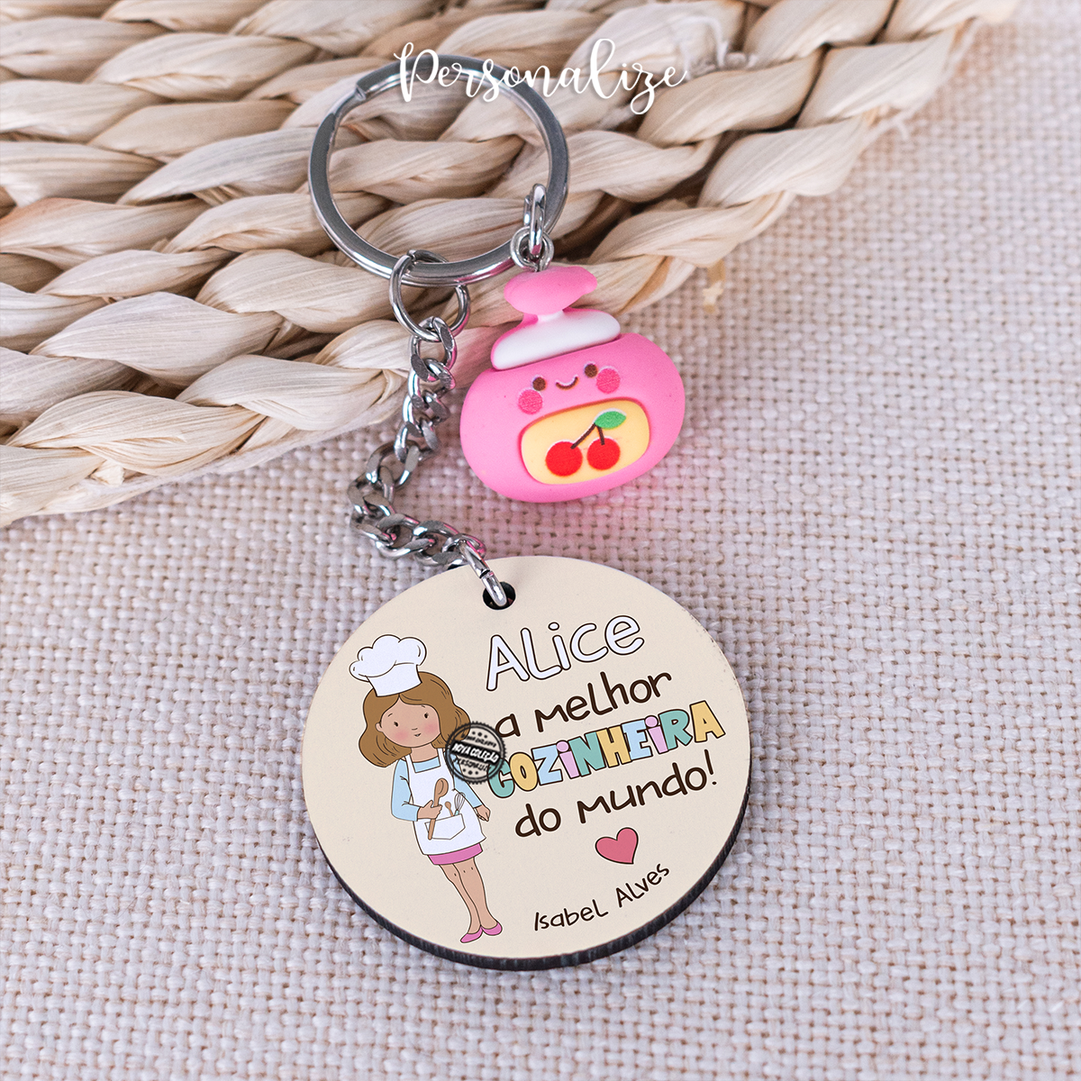 Porta chaves "Cozinheira"
