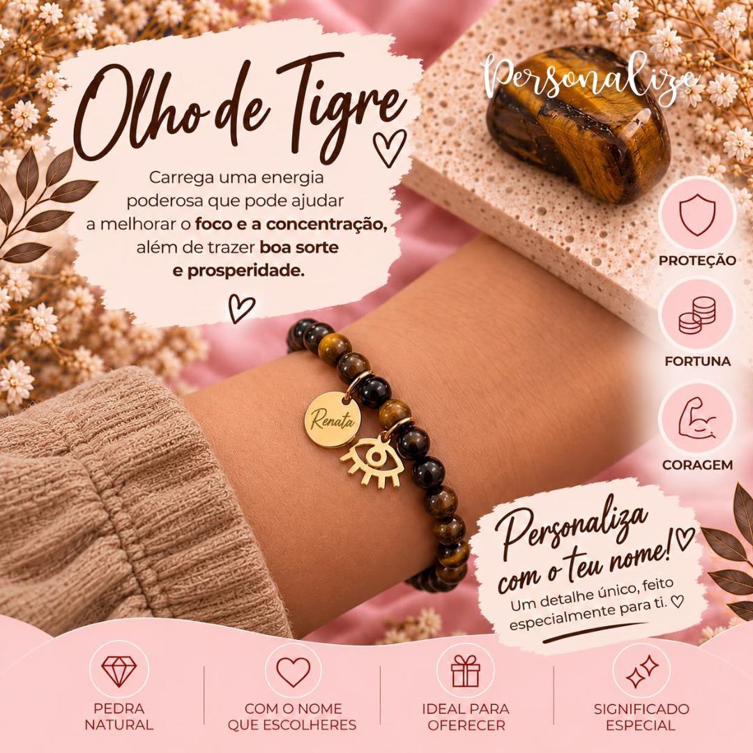 Pulseira "Olho de Tigre"