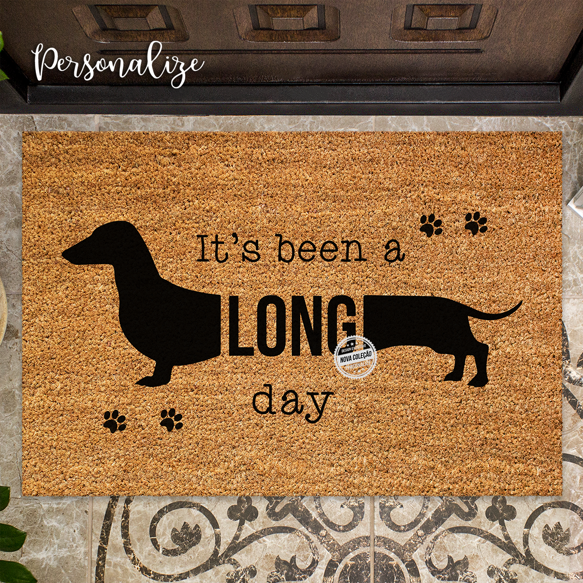 Tapete de entrada "It´s been a long day"