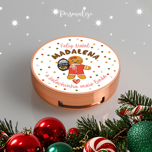 Bálsamo com espelho natal "Biscoitinho"