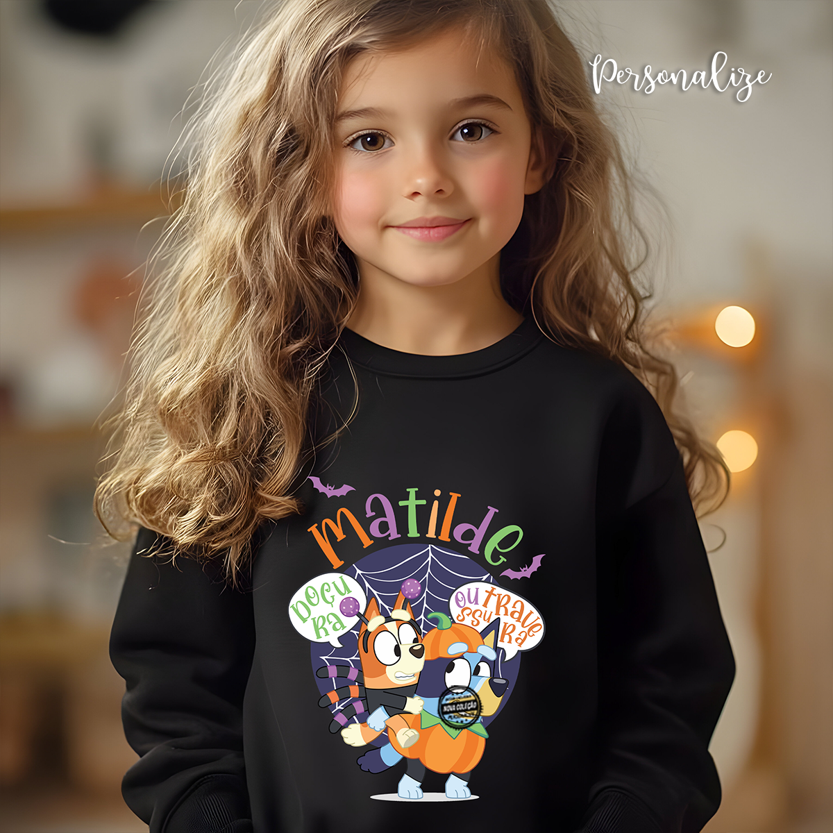 Sweat halloween "Bluey e Pingo"