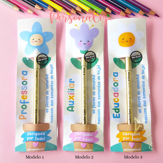 Caneta " escolas " com cartão