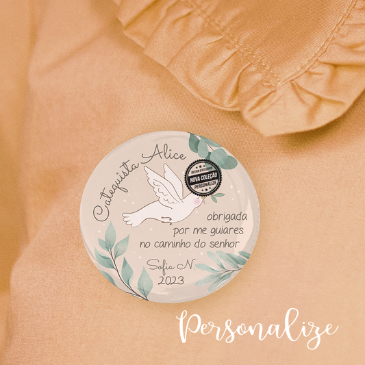 Crachá catequista "Obrigada..."