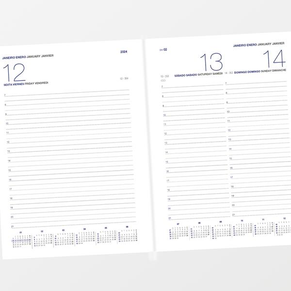 Agenda A5 diária 2026 " Este ano vai ser Fabuloso "