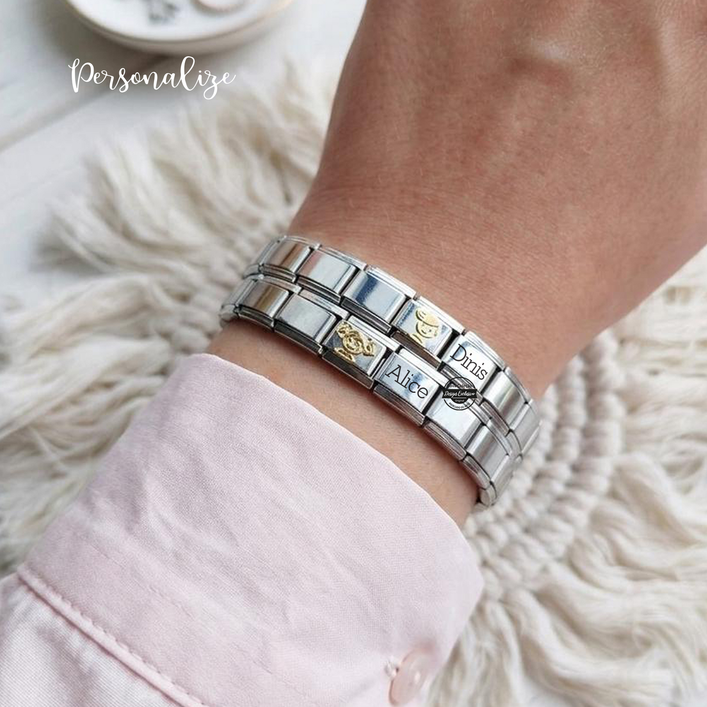 Pulseira inspiração menino/a " Nomes"
