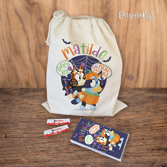 kit com doces "Bluey"