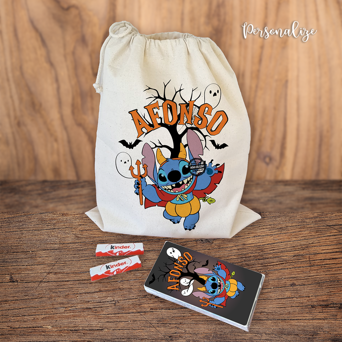 kit com doces "Stitch"