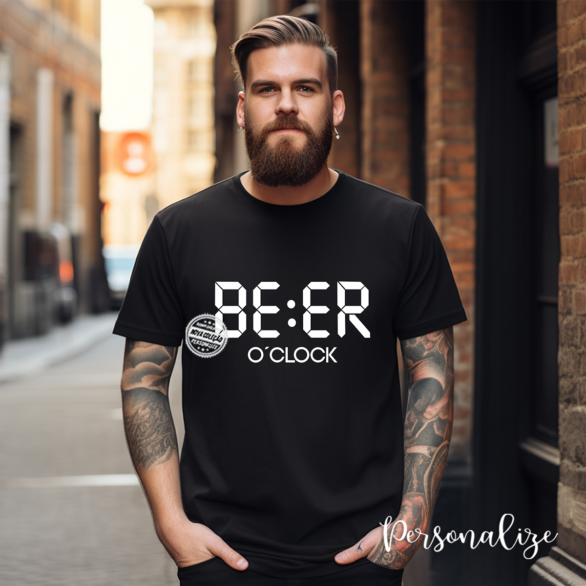 A t-shirt ideal para aquele amigo que toda a hora é hora para uma cerveja bem fresquinha!
Encontre conosco o presente ideal para o aniversário do amigo ou familiar com mais humor!
Texto personalizável ao seu gosto, pode manter a nossa sugestão e acrescentar o nome por exemplo. Torna esta t shirt no presente mais divertido que alguém pode receber