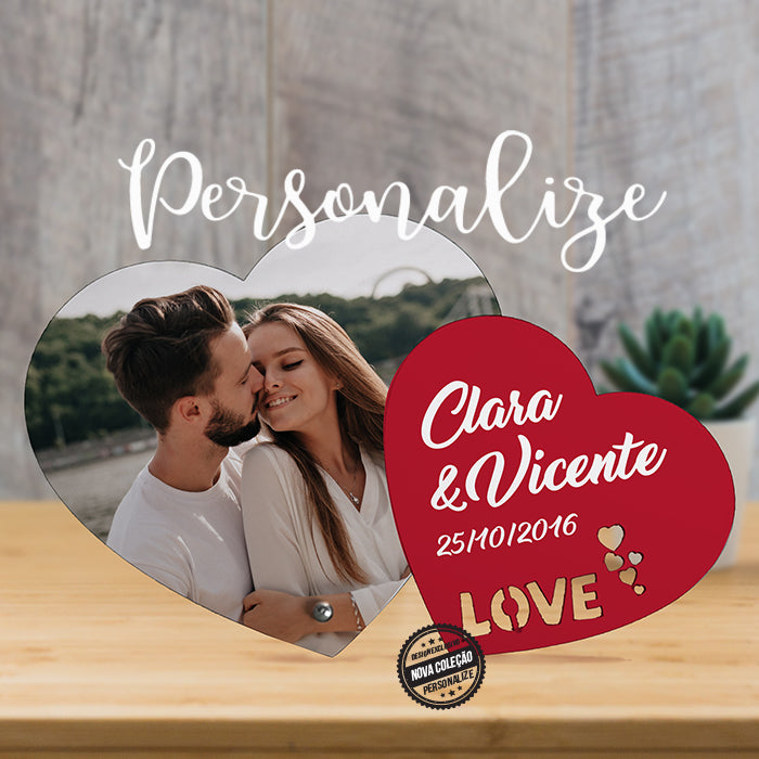 Moldura corações "Love"