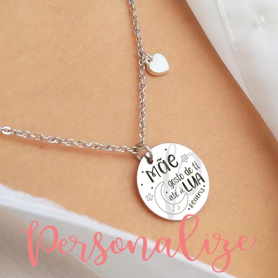 Fio " Mãe gosto de ti até à lua" Personalize