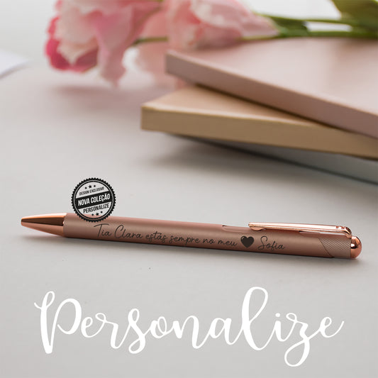 Esferográfica "Tia estás sempre no meu coração"