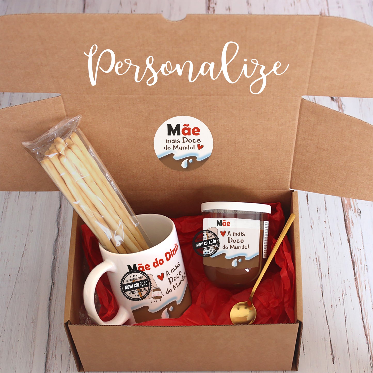 kit "Mãe mais doce do Mundo"