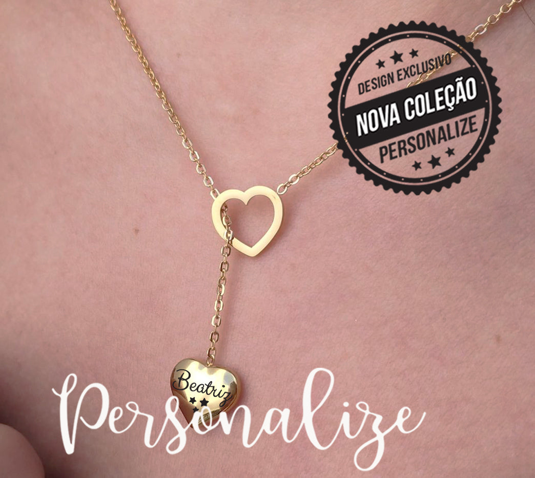 Fio em aço inox "Nome" Personalize