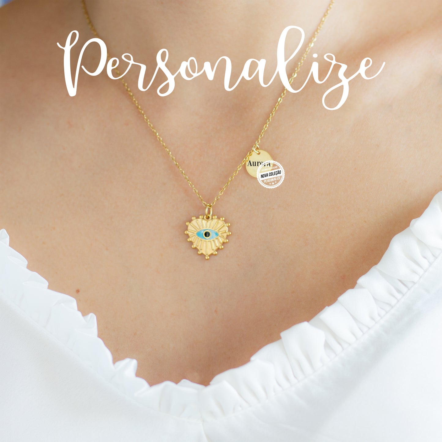 Fio coração "proteção"