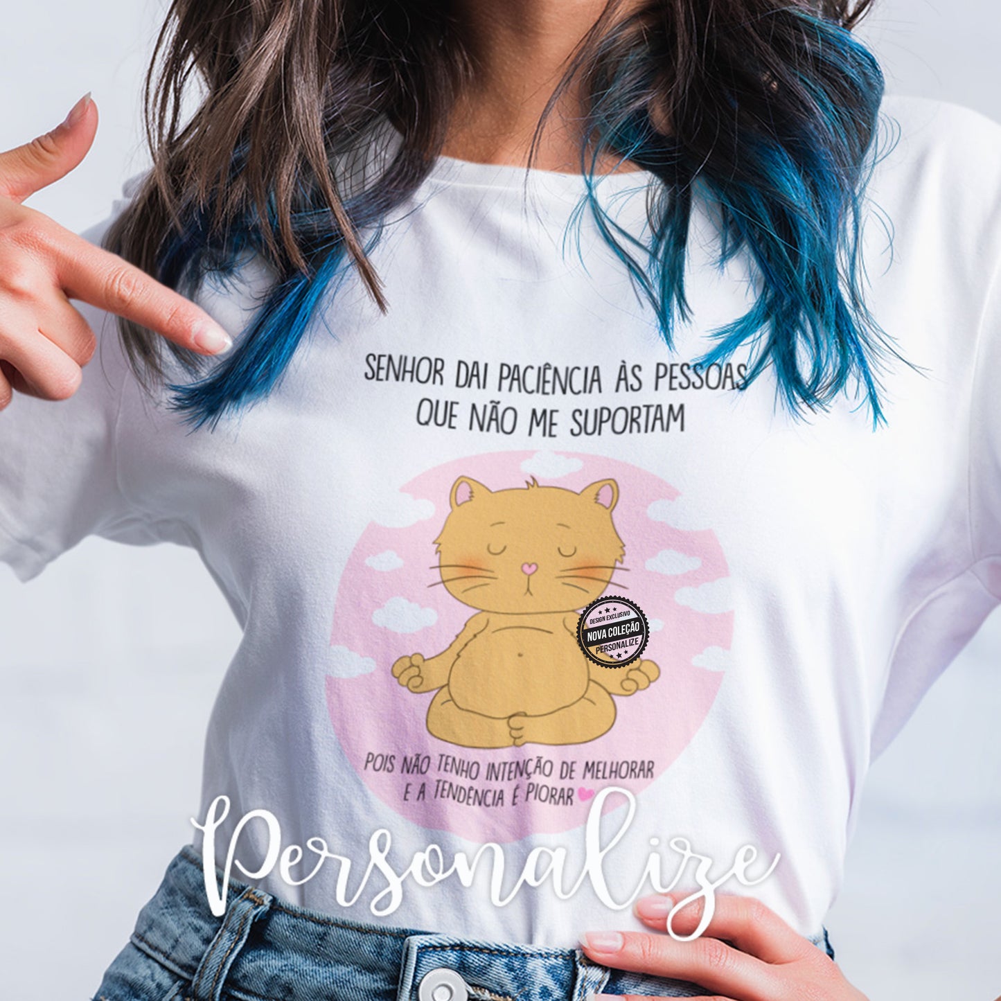 T-shirt " Tendência a piorar "