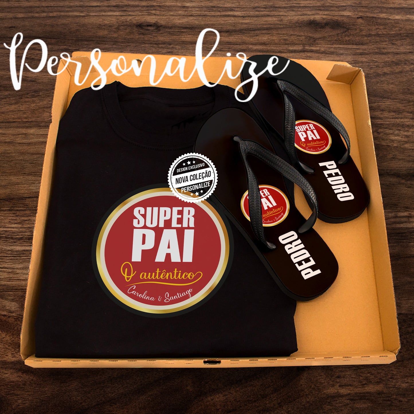 T-shirt e/ou Chinelo " Super PAI "