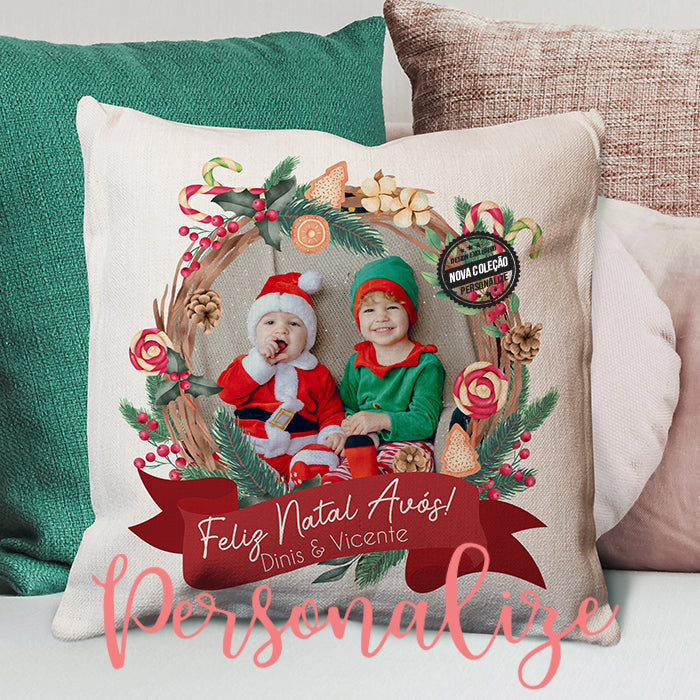 Almofada " Feliz Natal "