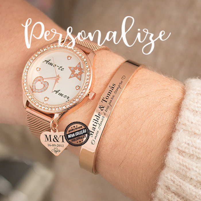 Relógio e/ou pulseira "Amo-te amor"