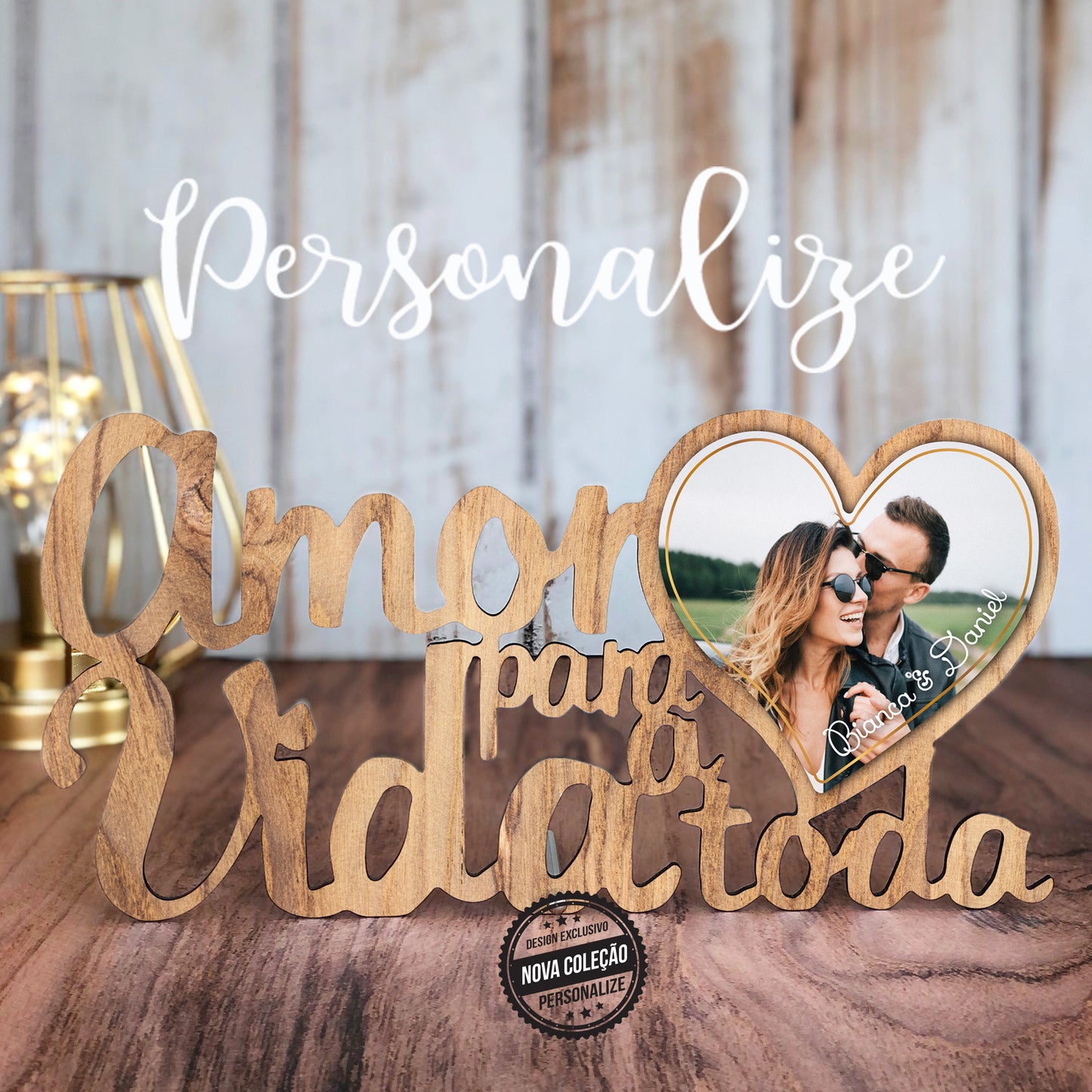 Moldura " Amor para a vida toda "