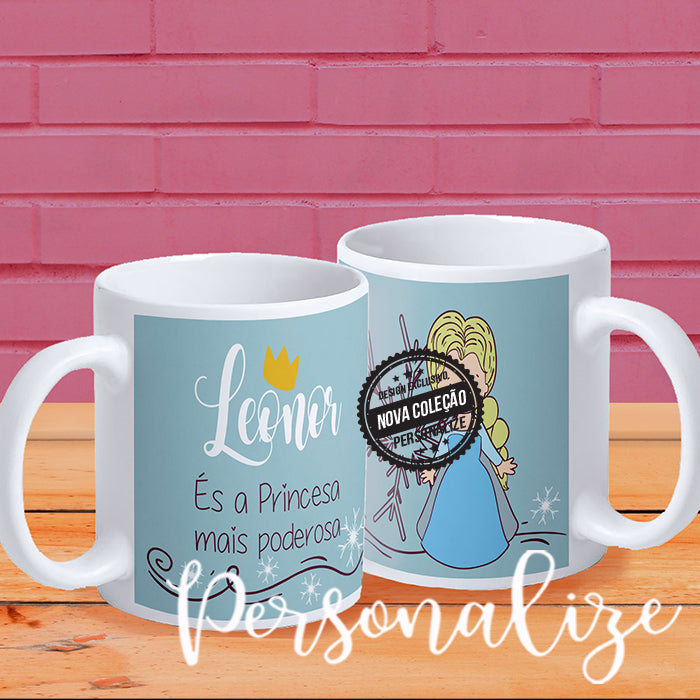 Caneca Branca " Frozen "
