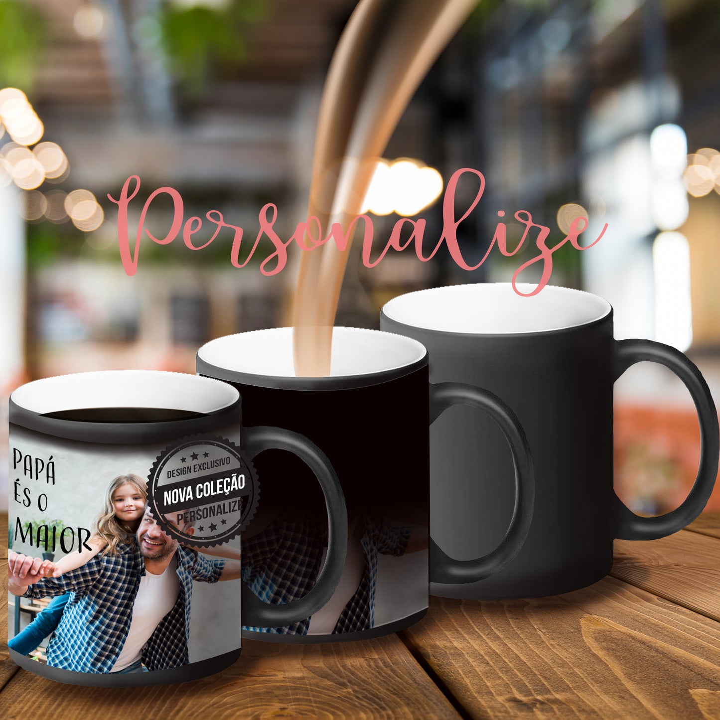 Canecas Mágicas " Papá és o maior " Personalize