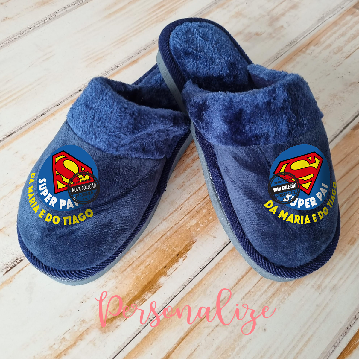 Chinelos "Super Pai"