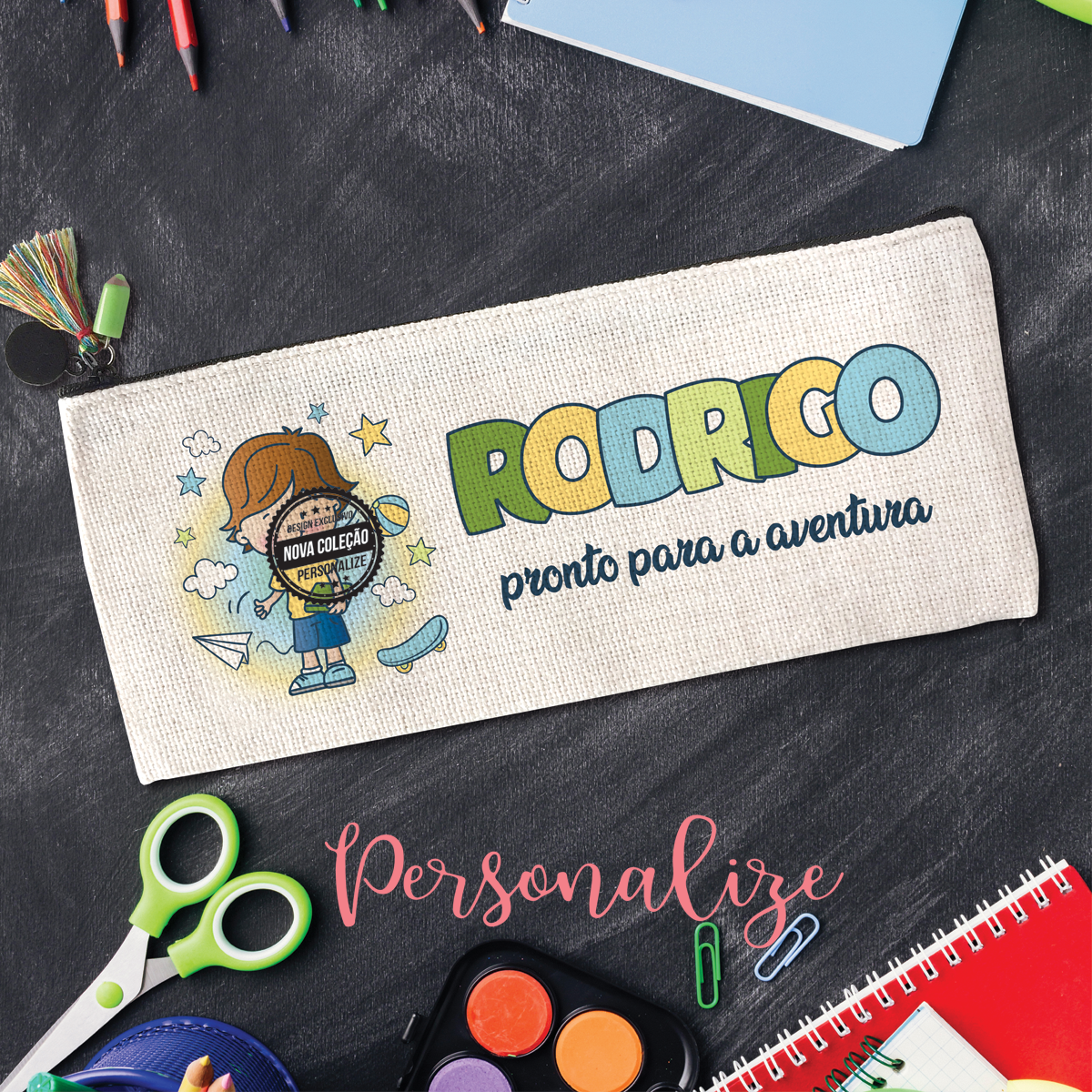 estojo de tecido personalizado