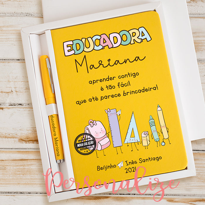 Bloco de notas " Amiguinhos da escola "