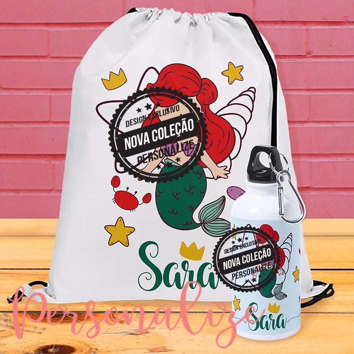 Mochila saco com a "ARIEL"