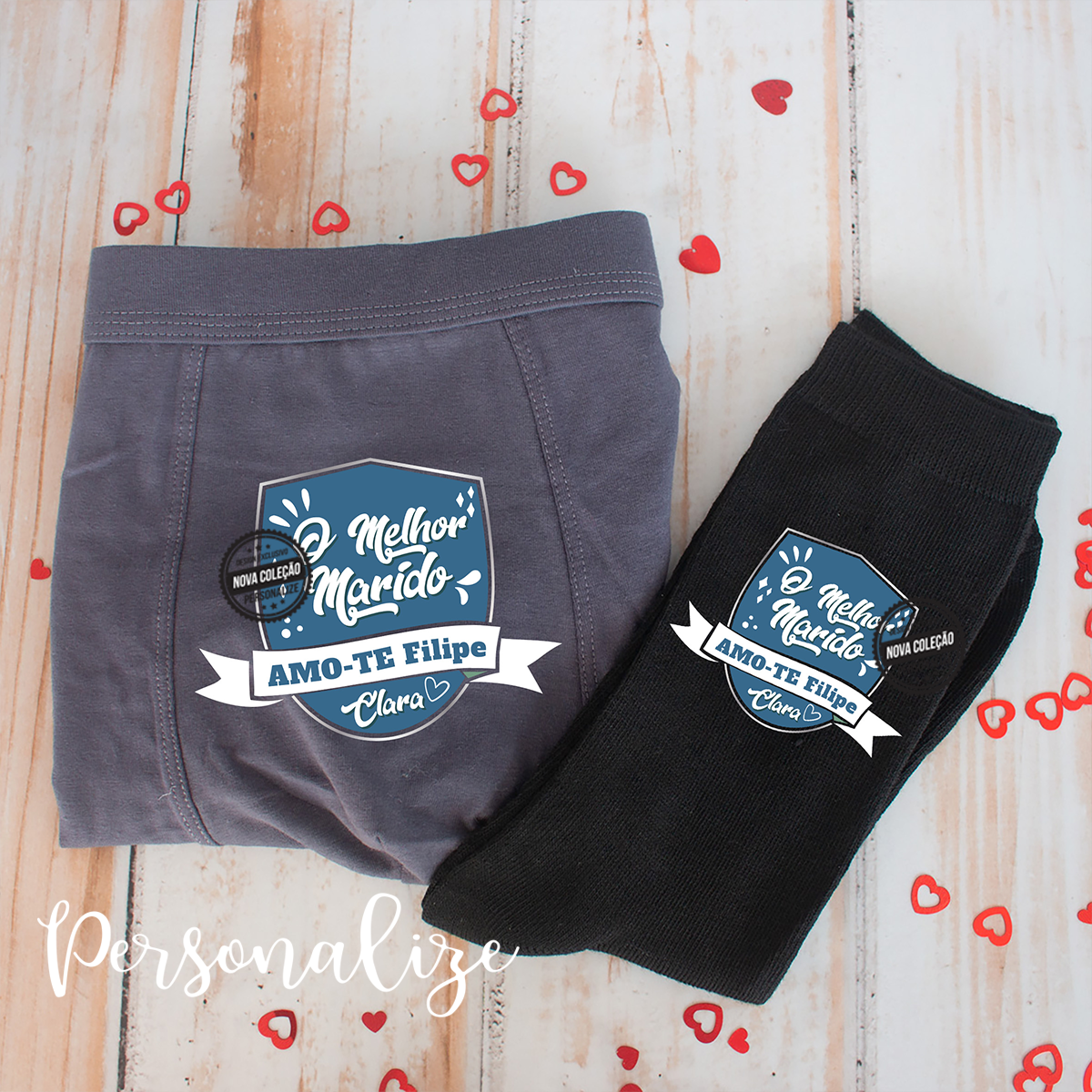 Boxer e/ou meias " O Melhor Marido "