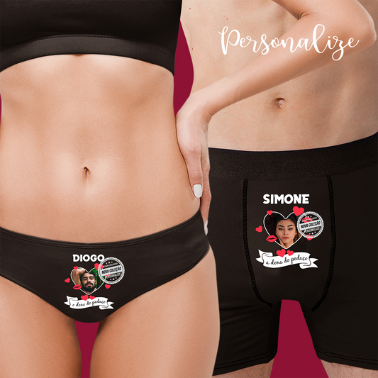 Boxer e/ou cueca "Dono/a do pedaço"