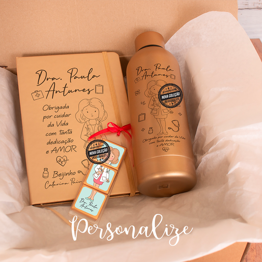 Kit "Dra. Obrigada por cuidar da vida"