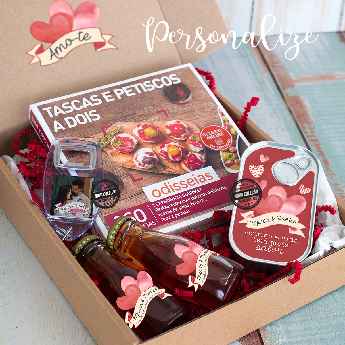 Mais uma novidade de uma experiência a dois para os mais gulosos. Escolha entre 360 sugestões à sua escolha e tenha uma espetacular experiencia de degustação com a sua cara metade.