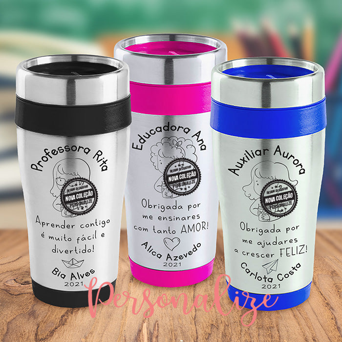 Copo " Professora / Educadora/ Auxiliar"