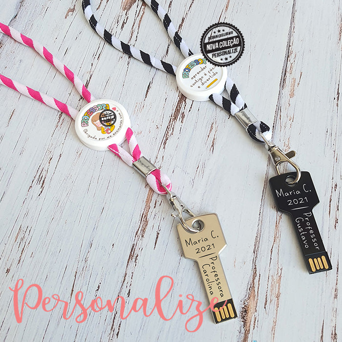 Fita porta-chaves e / ou Pen " Professores"