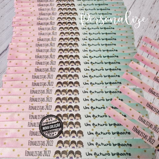 Novidade!   Fitas em tecido para finalistas. Com diversas opções de utilização e preço especial para quantidades!   REF:KIDS076