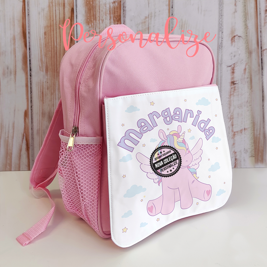 Mochila escolar "Unicórnio"