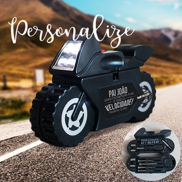 Mota / Conj. de ferramentas " PAI ... para consertares tudo a toda a velocidade ... "