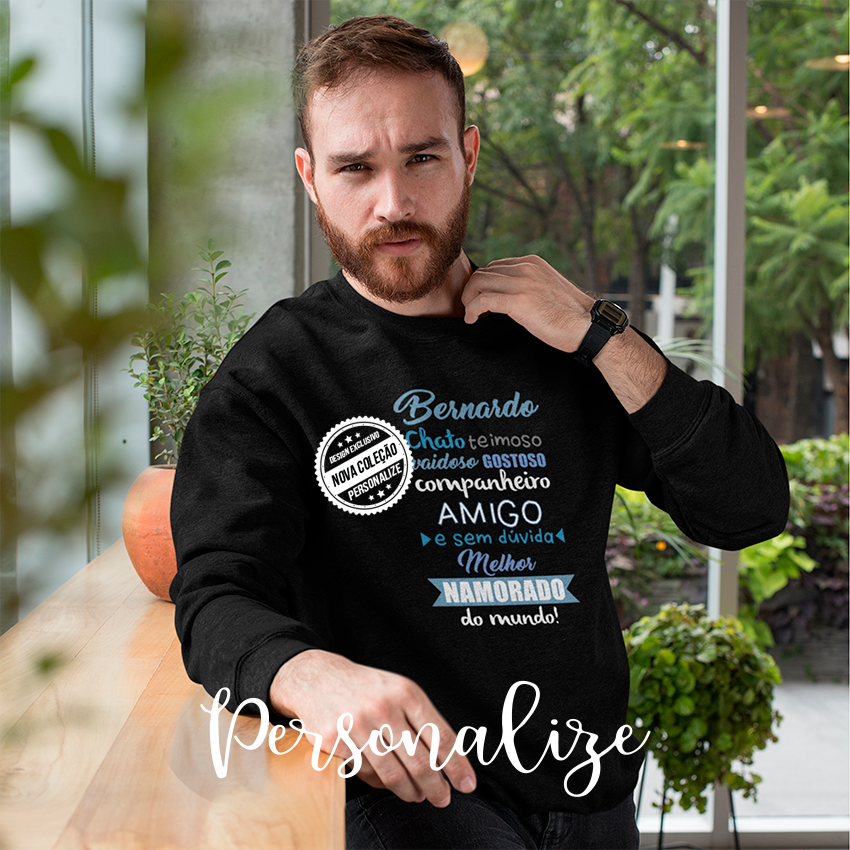 Sweat "Melhor namorado do mundo"