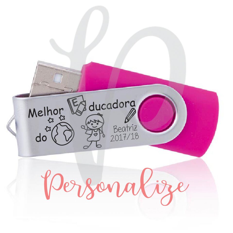 Pen USB 4GB com caixa Personalize