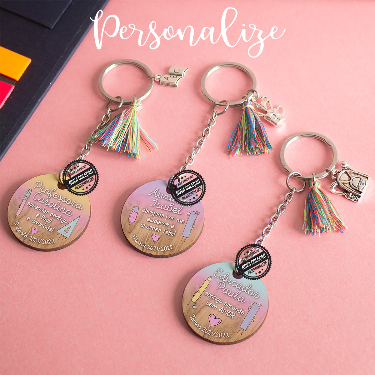 porta chaves escolas