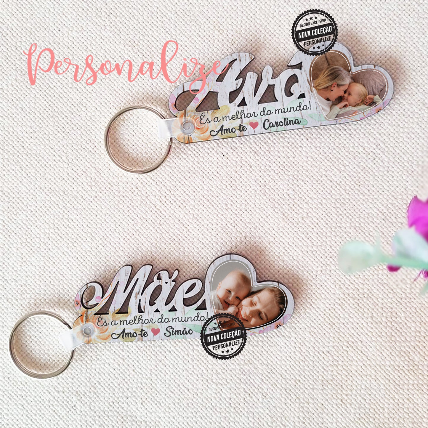 Porta chaves " Mãe ou Avó"