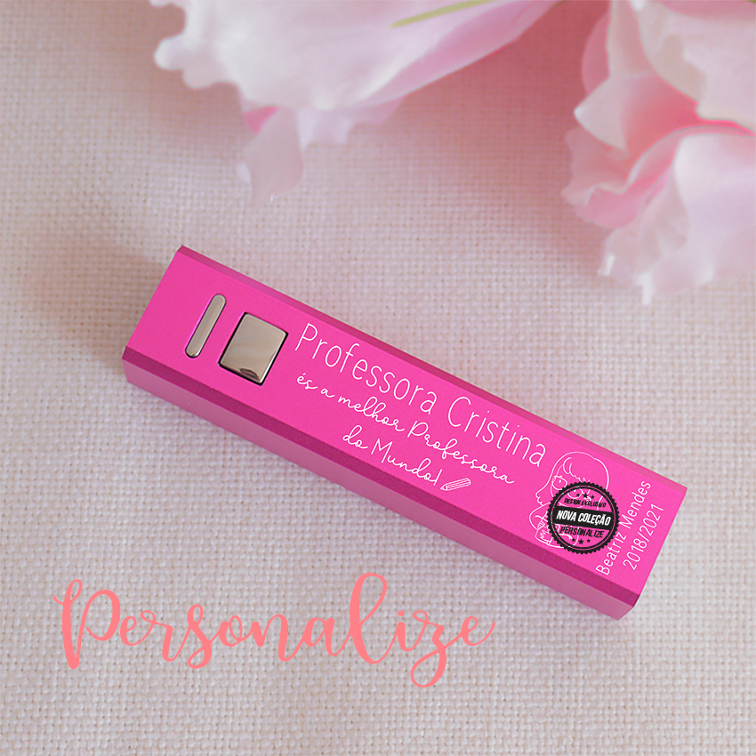 Power bank "Melhor professora do Mundo"