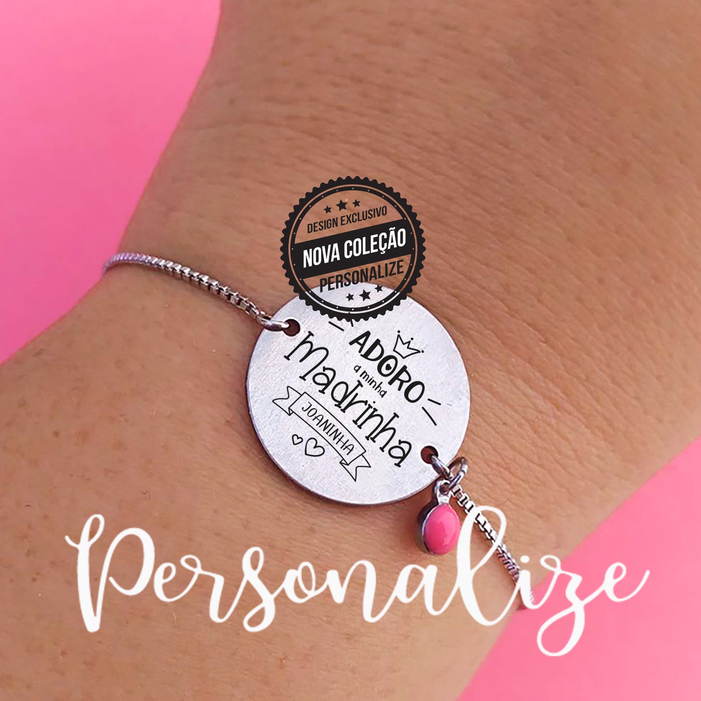 Pulseira " Adoro a minha madrinha"