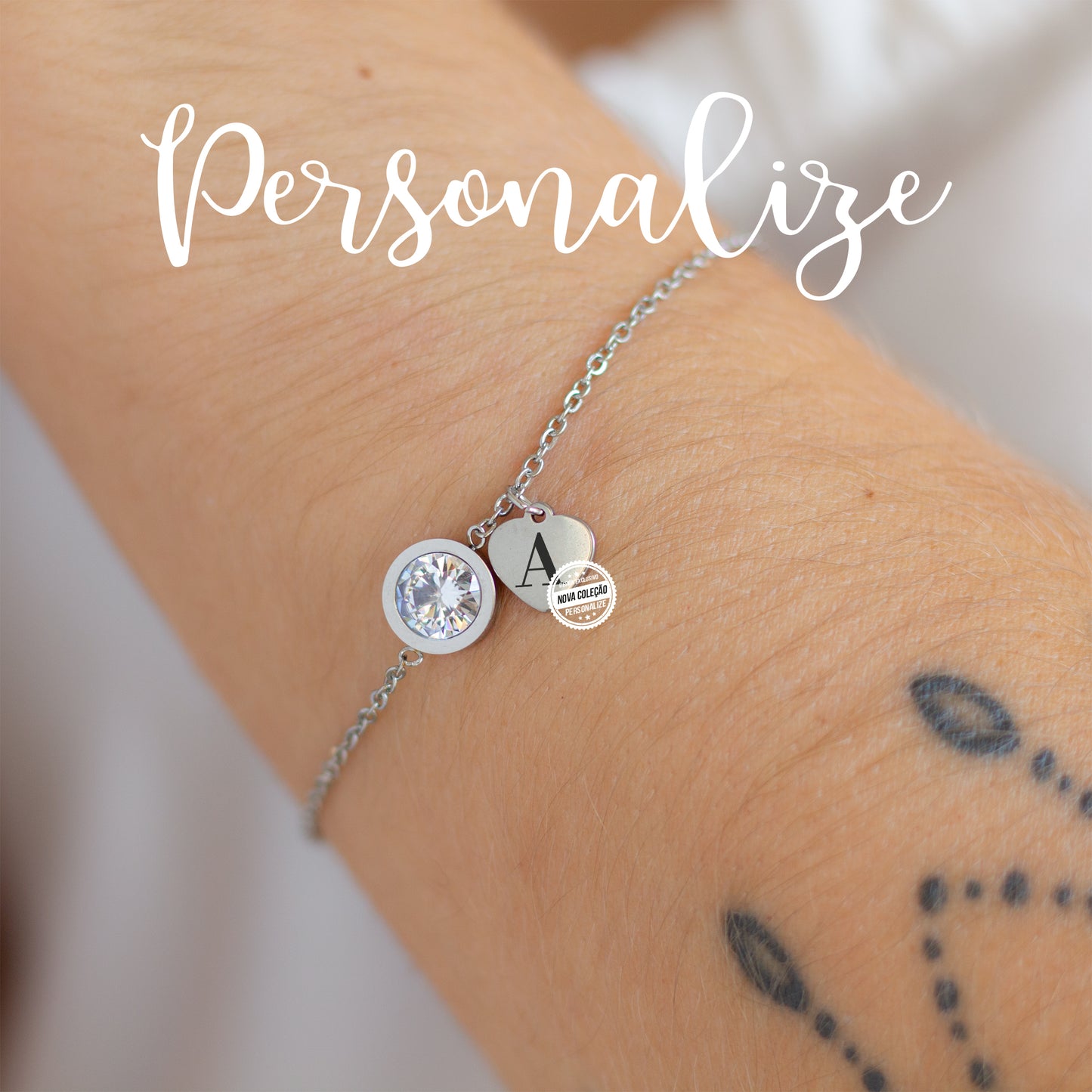 Fio, pulseira e brincos " Shine "