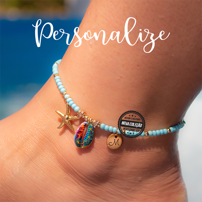 Pulseira de pé ajustável Búzio